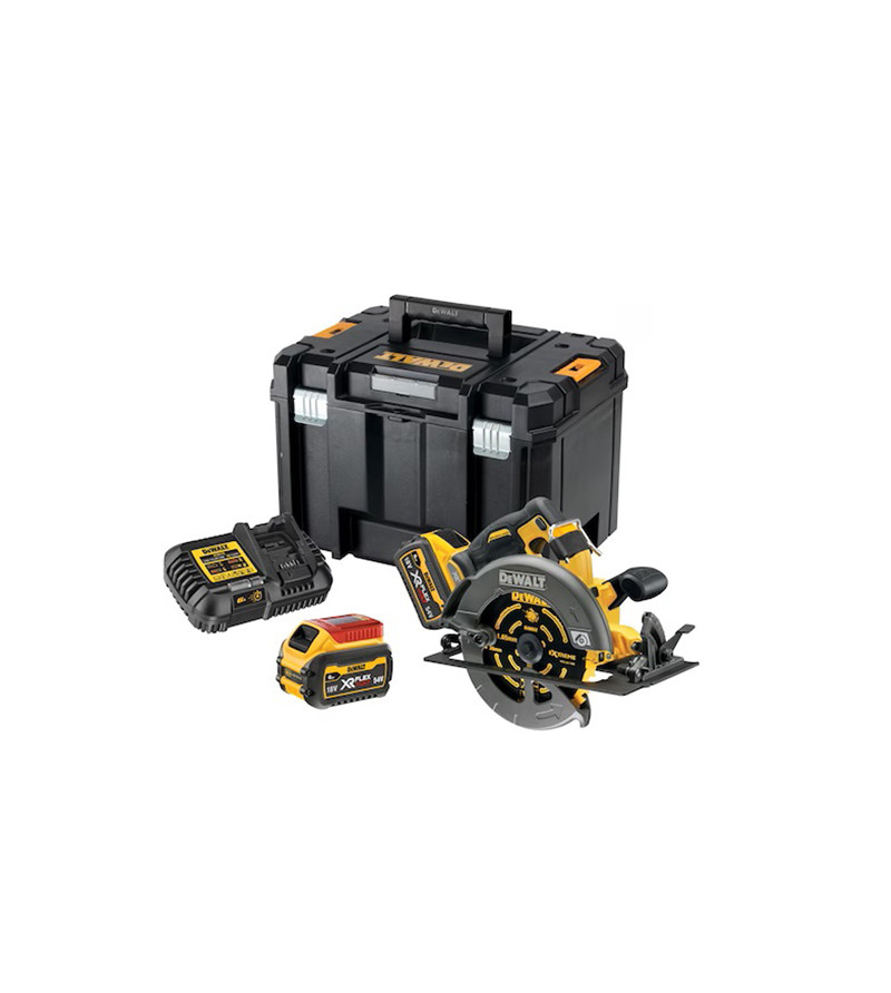 SCIE CIRCULAIRE XR FLEXVOLT DEWALT54V 2AH LI-ION BRUSHLESS 190 MM