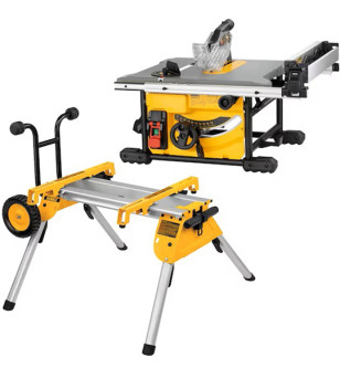 SCIE À TABLE DEWALT 1850W 210 MM +PIÈTEMENT