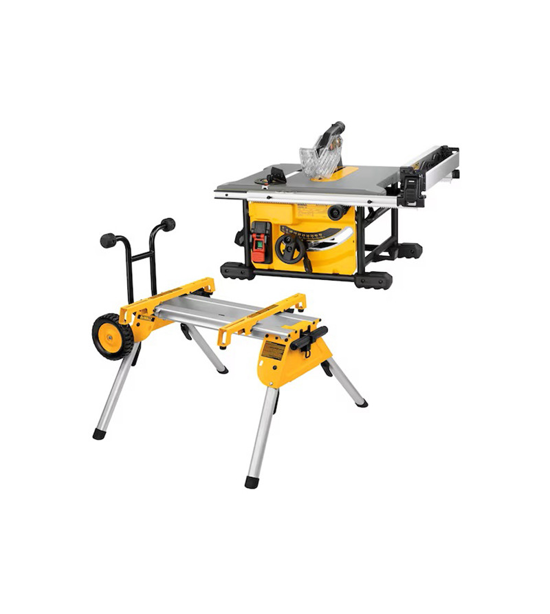 SCIE À TABLE DEWALT 1850W 210 MM +PIÈTEMENT