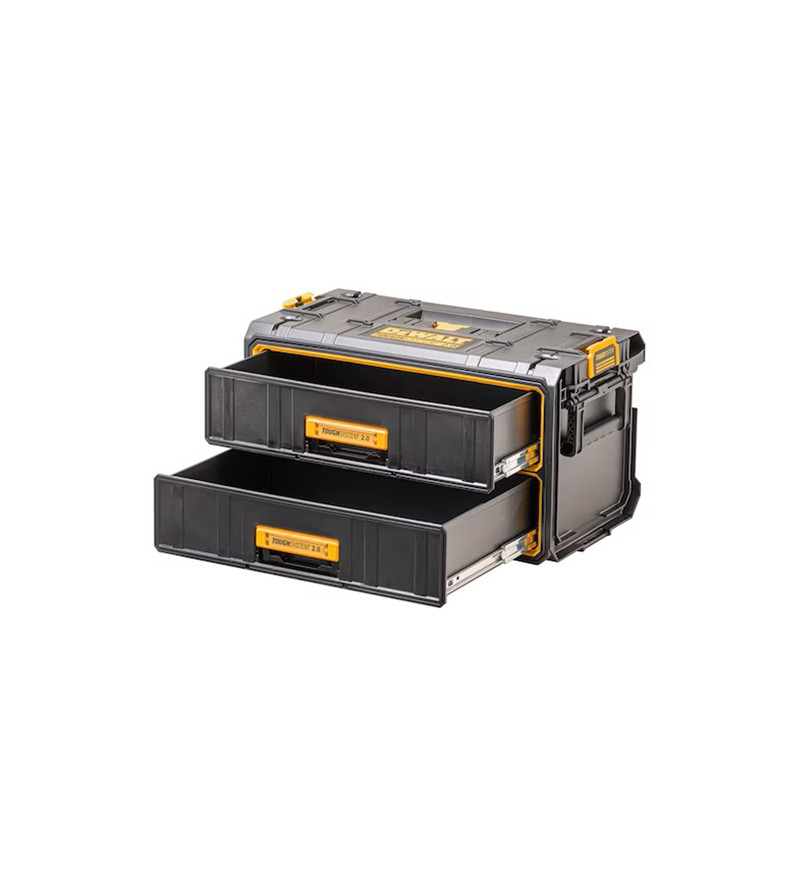 COFFRET 2 TIROIRS DEWALT TOUGHSYSTEM 2.0