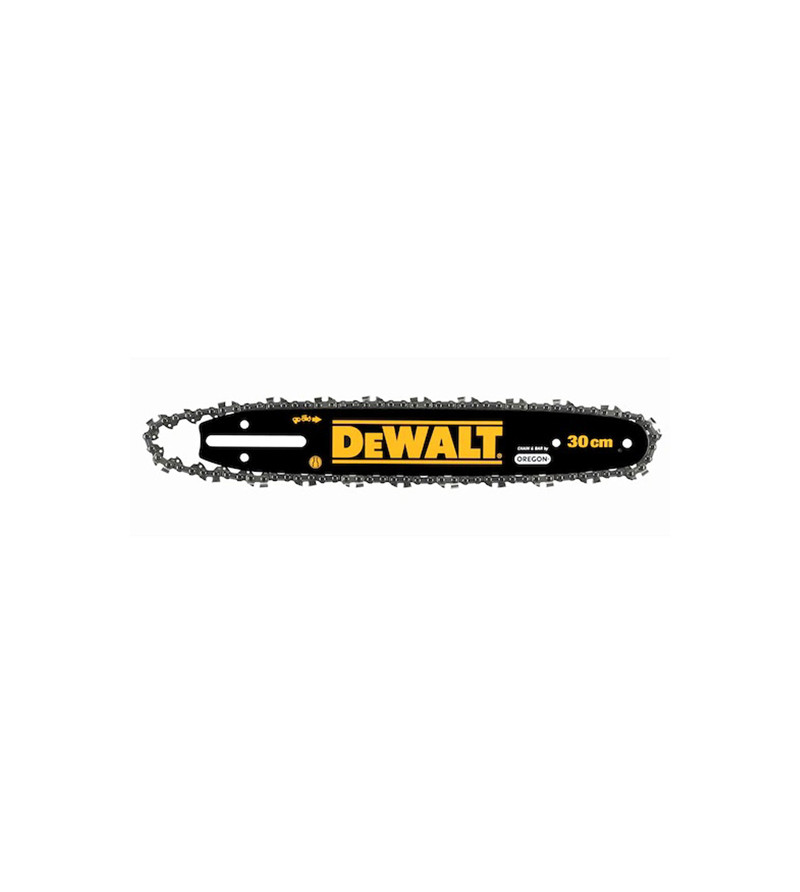 GUIDE AVEC CHAINE 30CM  DEWALT POUR TRONÇONNEUSE