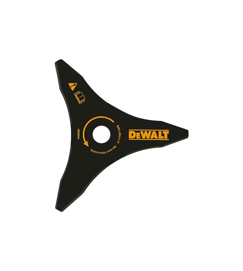 COUTEAU À HERBE 3 LAMES / DENTS 250MM DEWALT POUR DÉBROUSSAILLEUSE