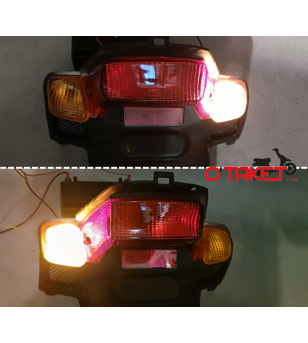 feu arrière avec Bavette Booster Rocket Booster/Next Génération/Bw's Spy/Next Génération adaptable MBK/YAMAHA Accueil sur le ...