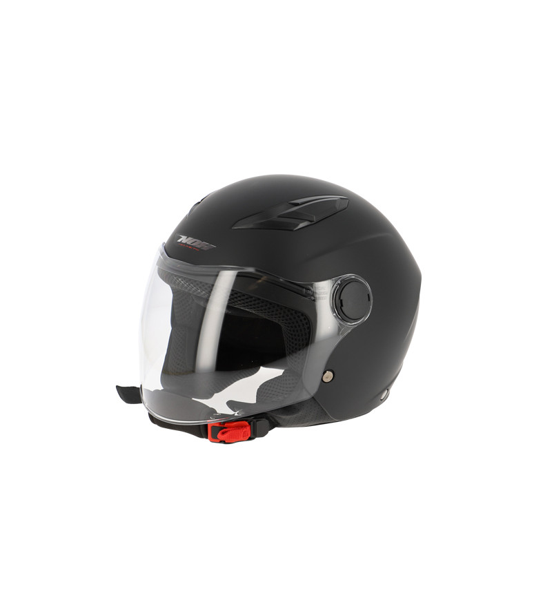 CASQUE JET NOX ENFANT N710 NOIR MATT51-52 YL - CE 22.06
