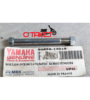 Boulon D7x100 (L 70.5) avec écrou zingués MBK/YAMAHA Accueil sur le site du spécialiste des deux roues O-TAKET.COM