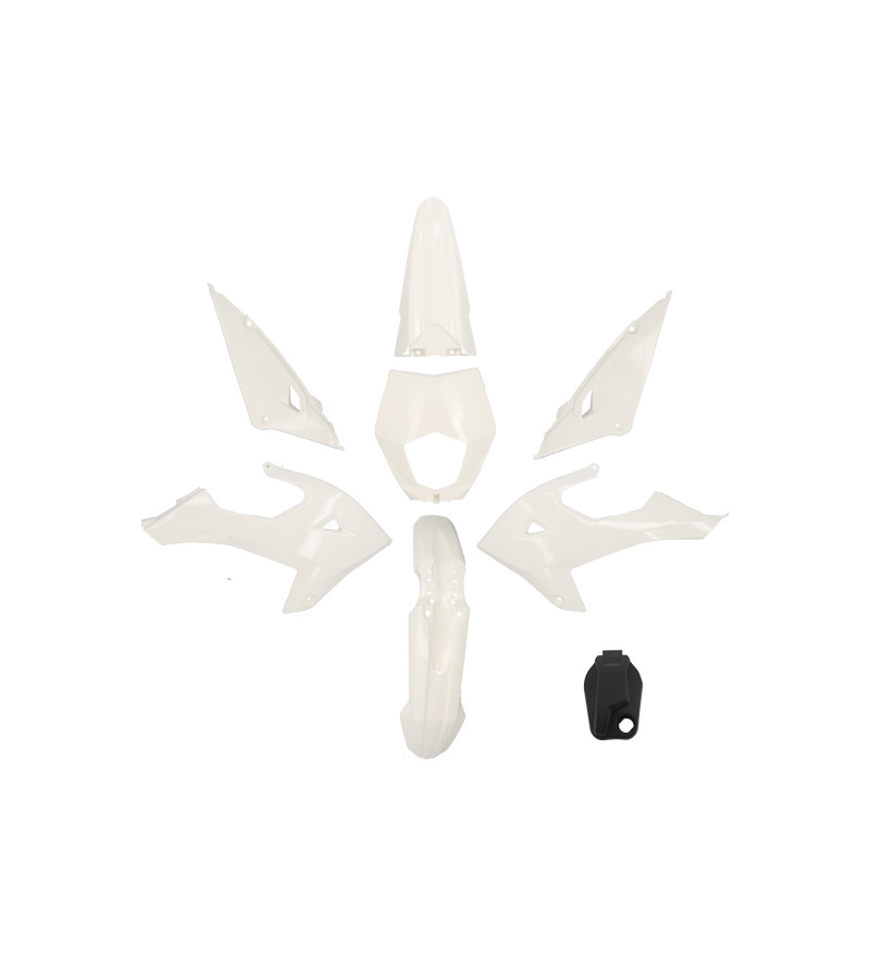 CARROSSERIE MECABOITE/MOTO TUN'R KIT ADAPT. RIEJU MRT/125 MARATHON 2022- BLANC (8 PCS) MOTO sur le site du spécialiste des de...