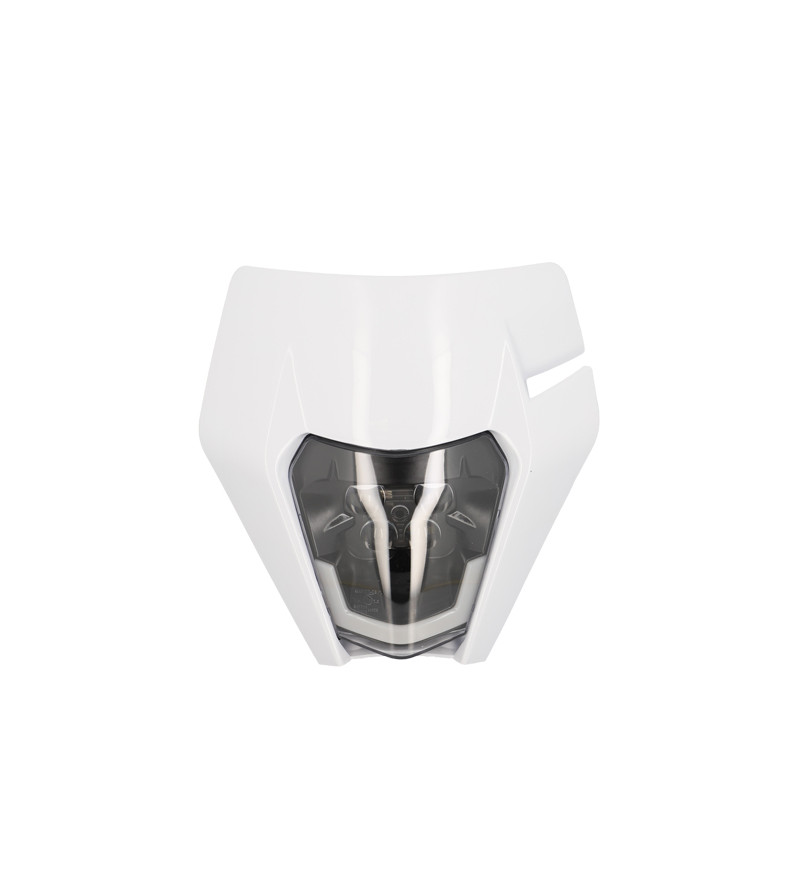 TETE DE FOURCHE MECABOITE LED TUN'R TYPE KTM EXC BLANC - HOMOLOGUE 50 À BOITE sur le site du spécialiste des deux roues O-TAK...