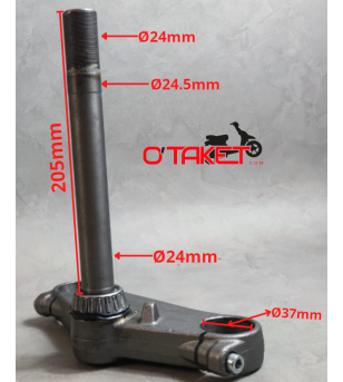 Té de fourche inférieur MRT/MARATHON origine RIEJU Accueil sur le site du spécialiste des deux roues O-TAKET.COM