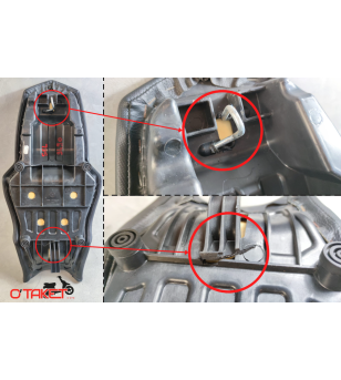 Selle TZR/X-POWER origine YAMAHA/MBK Accueil sur le site du spécialiste des deux roues O-TAKET.COM