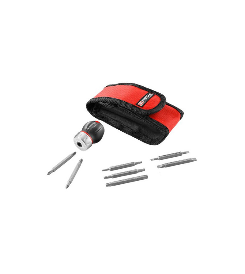 TOURNEVIS PROTWIST BOULE À CLIQUET+ 7 LAMES COURTES FACOM