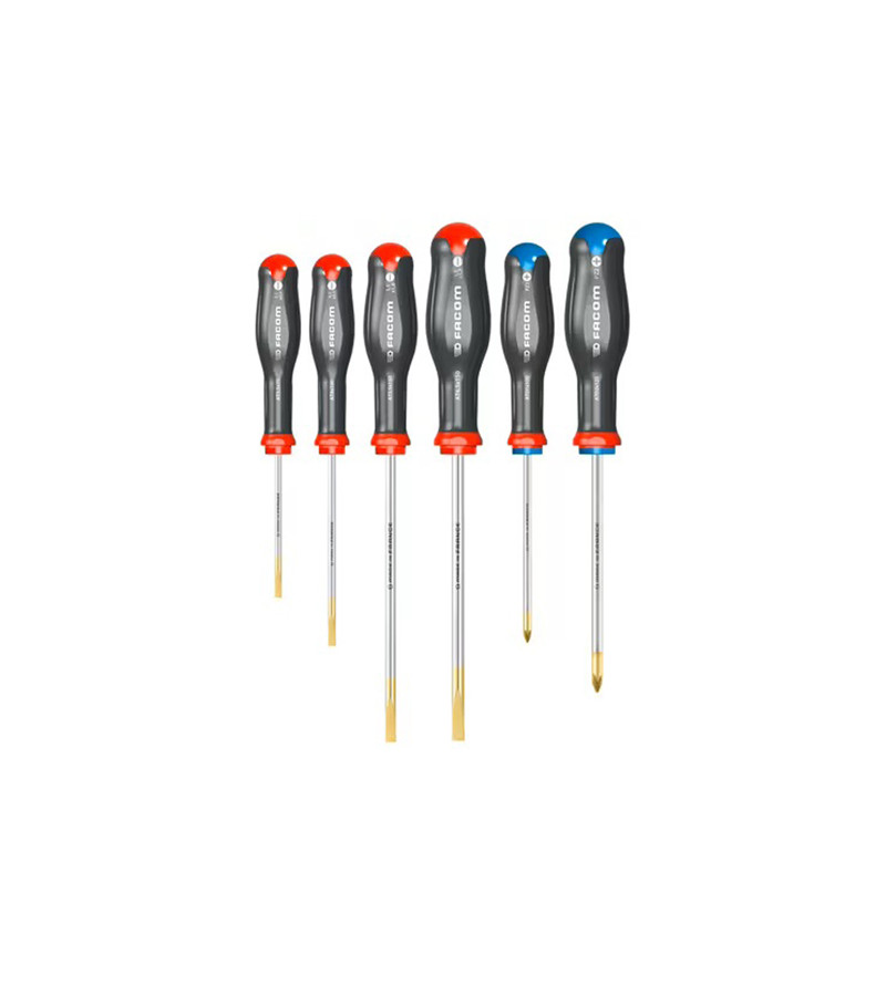 JEU DE 6 TOURNEVIS PROTWIST FACOM
