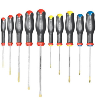 JEU DE 10 TOURNEVIS PROTWIST FACOM ATELIER sur le site du spécialiste des deux roues O-TAKET.COM