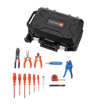 VALISE DE MAINTENANCE À ROULETTES -SÉLECTION ÉLECTRICIEN - 14 PIÈCESFACOM