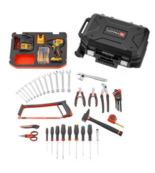 VALISE DE MAINTENANCE À ROULETTES -SÉLECTION FACOM / DEWALT - 68 PIÈCES FACOM