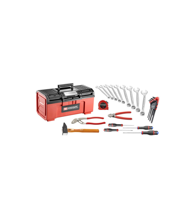 COMPOSITION 26 OUTILS EN BOÎTE PLASTIQUE FACOM