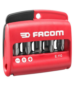BOÎTE DE 10 EMBOUTS MIXTES (FENTE,PH, PZ) FACOM
