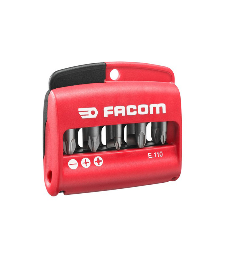 BOÎTE DE 10 EMBOUTS MIXTES (FENTE,PH, PZ) FACOM