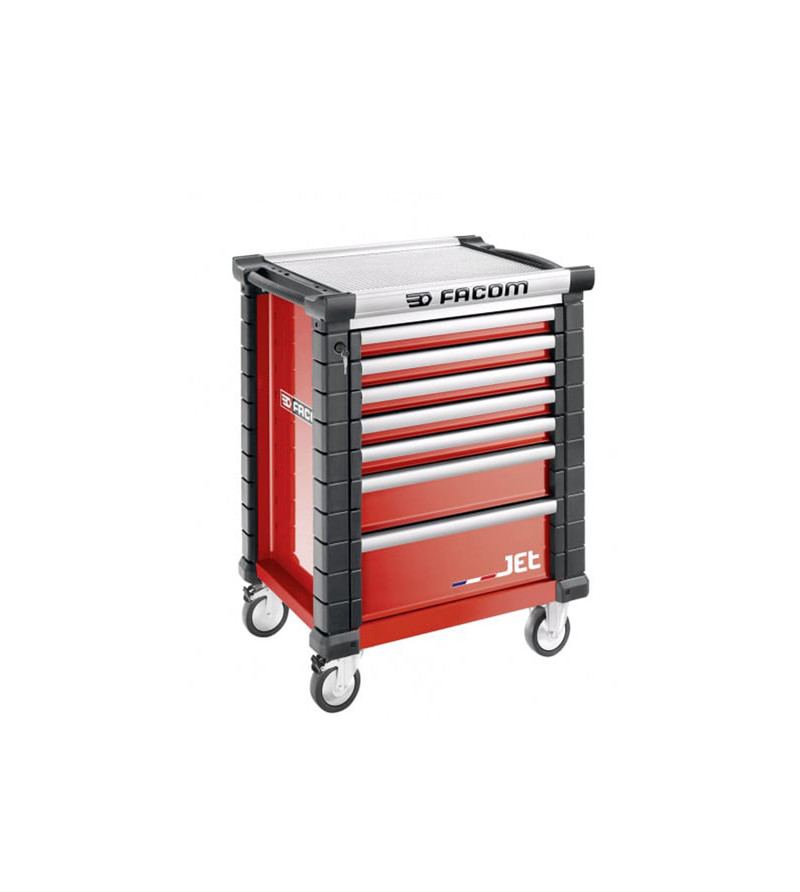 SERVANTE JET M3 7 TIROIRS ROUGE FACOM