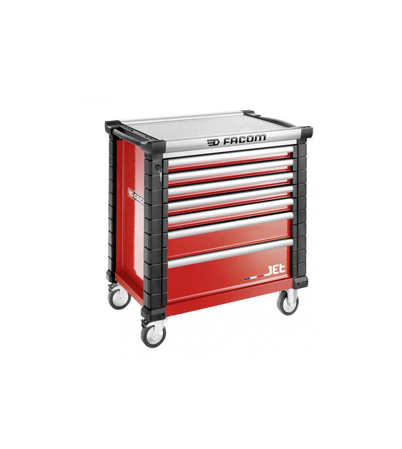 SERVANTE JET M4 7 TIROIRS ROUGE FACOM