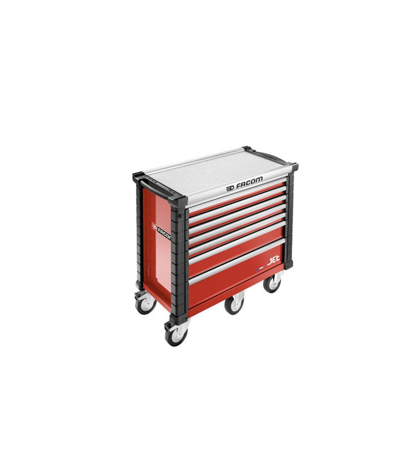 SERVANTE JET M5 7 TIROIRS ROUGE FACOM