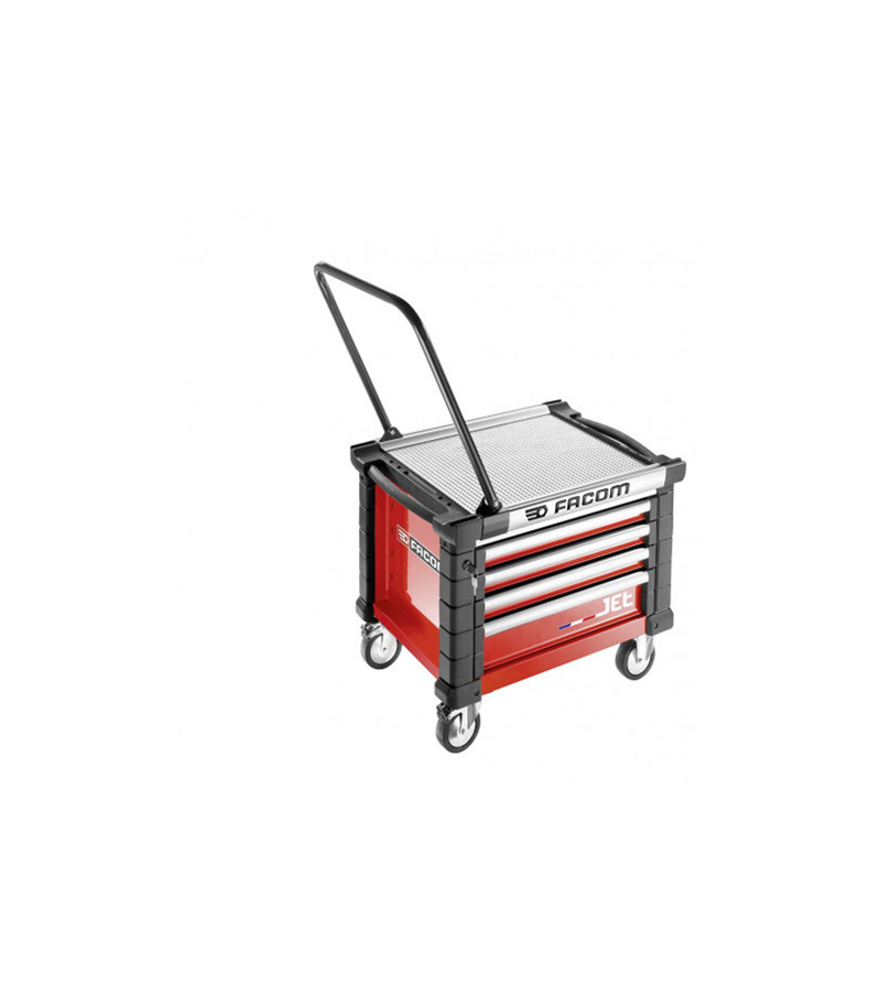 COFFRE ROULANT JET M3 4 TIROIRS ROUGE FACOM