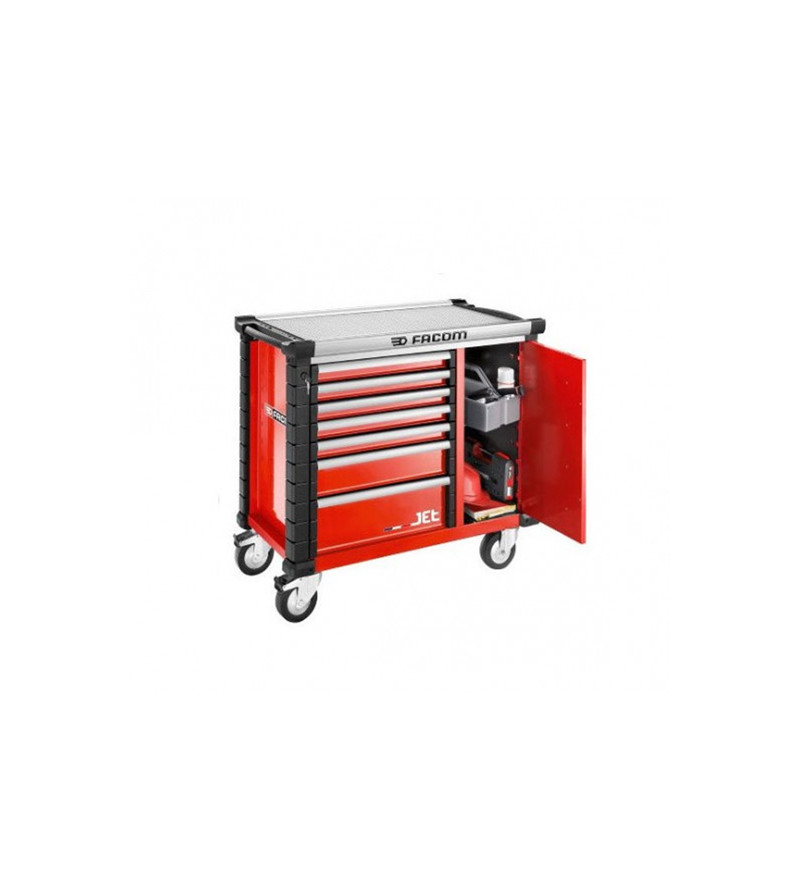 ETABLI MOBILE 7 TIROIRS ROUGE FACOM
