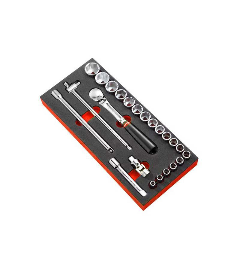 MODULE MOUSSE CLIQUET DOUILLES 1/2"FACOM