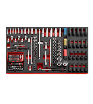 MODULE MOUSSE DOUILLES AVEC OUTILSN°1/4 POUR CM.XLPF FACOM