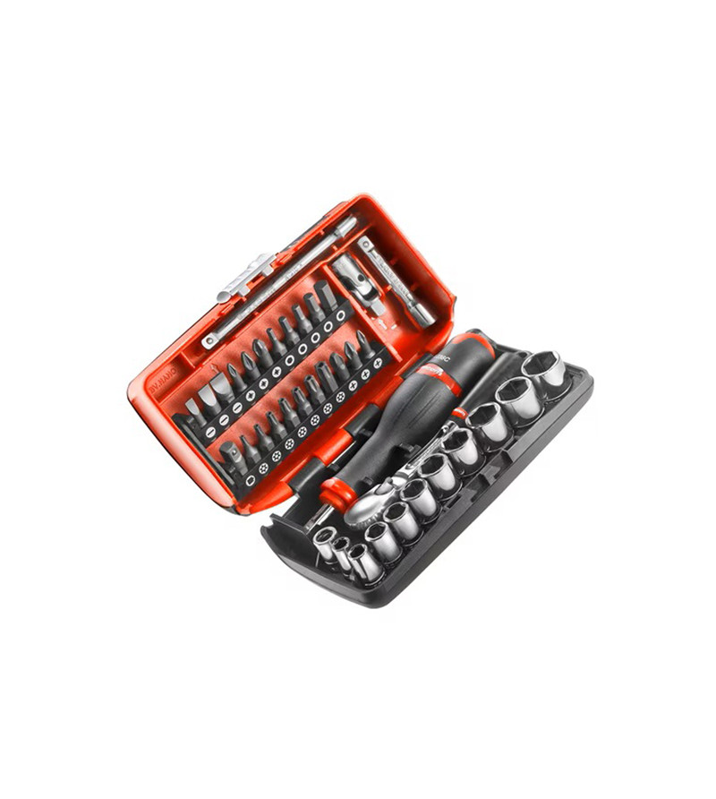 COFFRET CLIQUET ÉTANCHE + DOUILLES1/4" 6 PANS - BOÎTE NANO FACOM