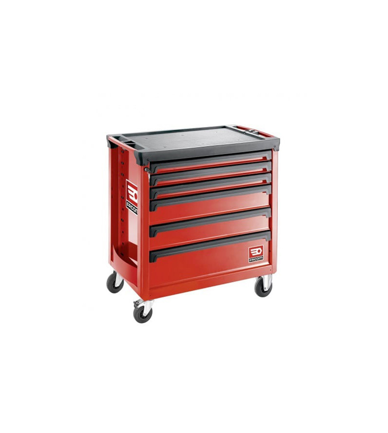 SERVANTE ROLLM4 6 TIROIRS ROUGE FACOM
