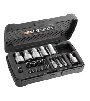 COFFRET DOUILLES + EMBOUTS TORX FACOM