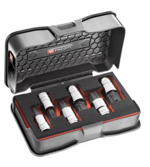 JEU EMBOUTS OGV GRIP 6 PANS 1/2" FACOM