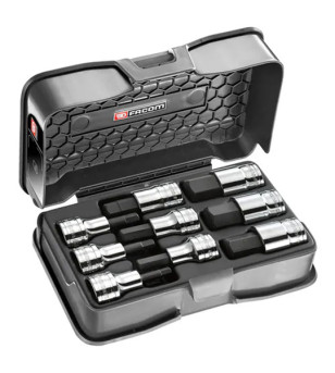 COFFRET DOUILLES TOURNEVIS 6 PANS 1/2 FACOM