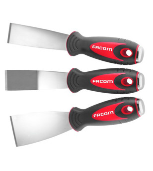 JEU DE 3 GRATTOIRS EN INOX FACOM