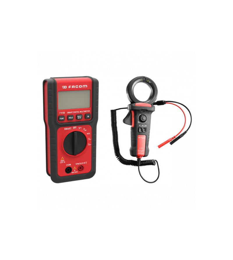MULTIMÈTRE FONCTION "SMART" + PINCE AMPÈREMÉTRIQUE 20-1500A FACOM