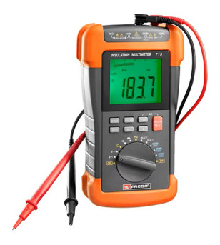MULTIMÈTRE MÉGOHMMÈTRE ET TESTEUR D'ISOLEMENT FACOM