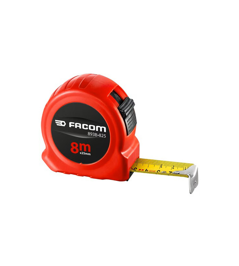 MESURE 8 M AVEC BLOCAGE, RUBAN NYLON 25 MM, DOUBLE FACES FACOM