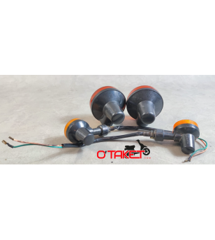 Lot de clignotants avant et arrière UNIVERSEL Moto/Mécaboite Accueil sur le site du spécialiste des deux roues O-TAKET.COM