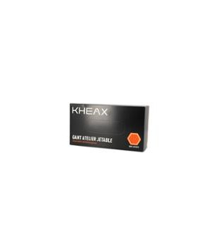 GANT ATELIER JETABLE KHEAX T 9 (L) NITRILE HAUTE RESISTANCE (BOITE DE 50) - ORANGE ATELIER sur le site du spécialiste des deu...