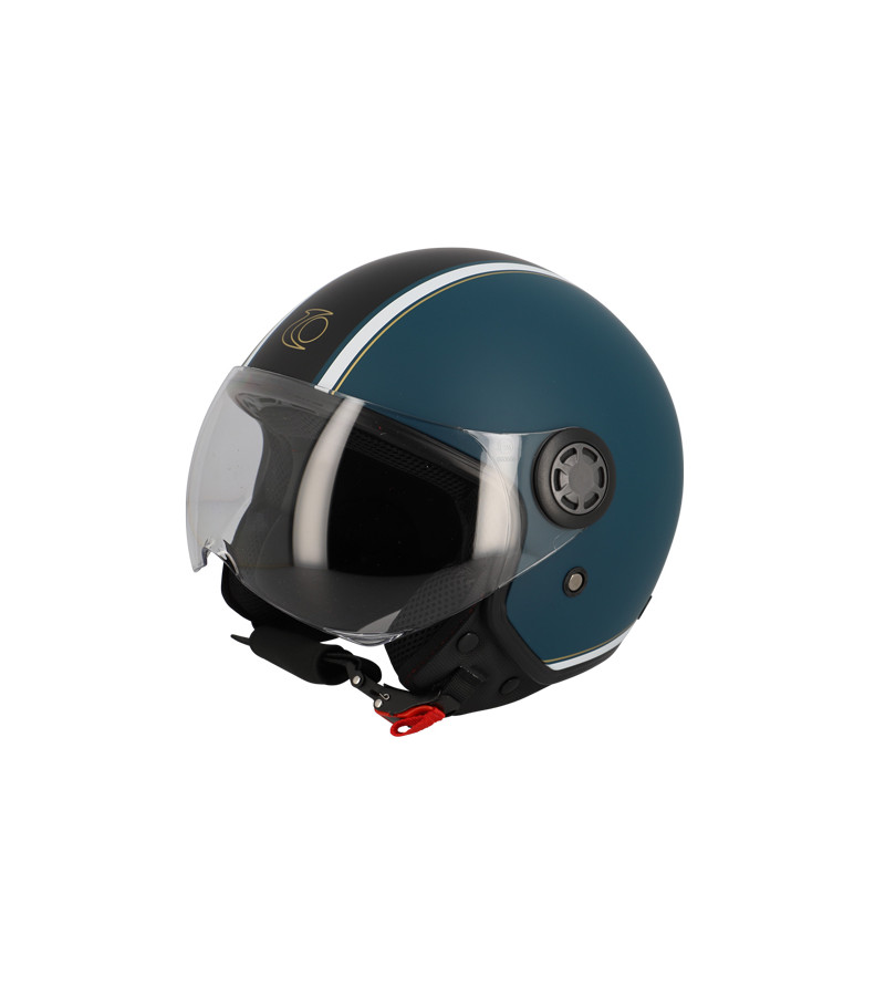 CASQUE JET TRENDY JT-306 DV BLEU/NOIR MAT T57-58 M - CE 22-06 ÉQUIPEMENTS sur le site du spécialiste des deux roues O-TAKET.COM