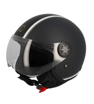 CASQUE JET TRENDY JT-306 DV GRIS ANTHRACITE  T55-56 S - CE 22-06