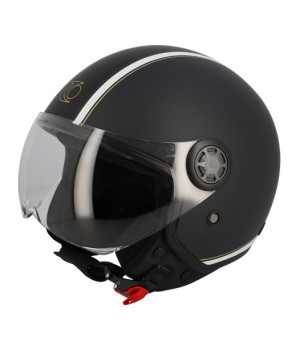 CASQUE JET TRENDY JT-306 DV GRIS ANTHRACITE  T57-58 M - CE 22-06