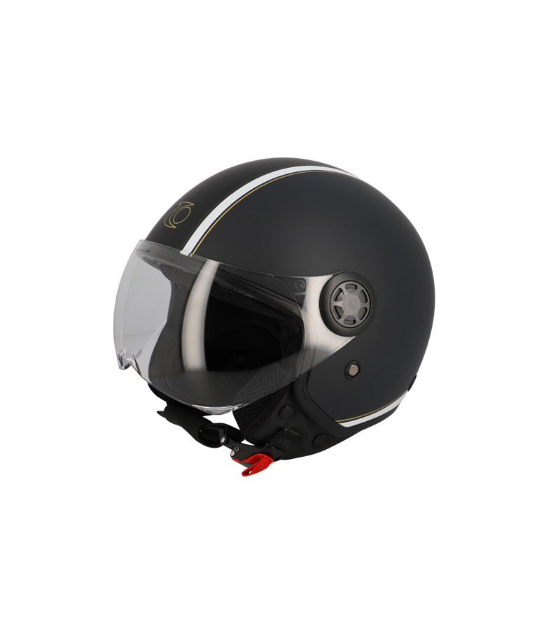 CASQUE JET TRENDY JT-306 DV GRIS ANTHRACITE  T57-58 M - CE 22-06