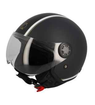 CASQUE JET TRENDY JT-306 DV GRIS ANTHRACITE  T59-60 L - CE 22-06