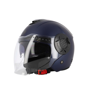 CASQUE JET TRENDY JT-406 DV BLEU METALISE MAT T5 7-58 M - CE 22-06