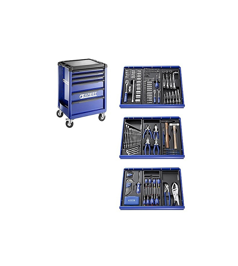 SERVANTE + COMPOSITION 209 OUTILS -FR - EXPERT - E220314