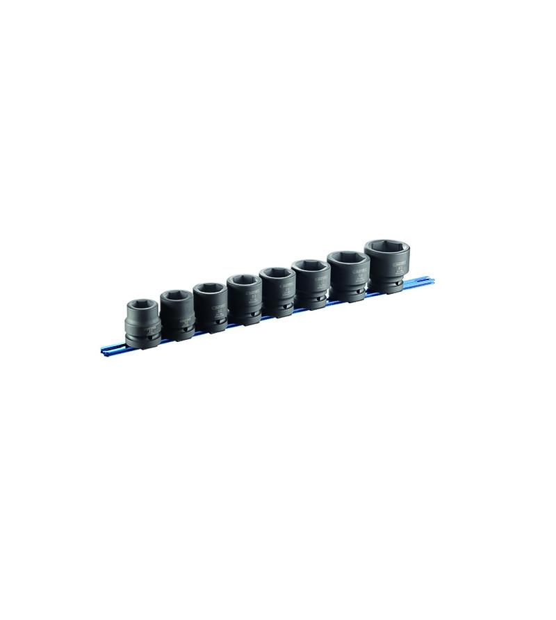 JEU DE 8 DOUILLES IMPACT 1" 27-30-32-33-36-41-46-50 MM - EXPERT - E041647