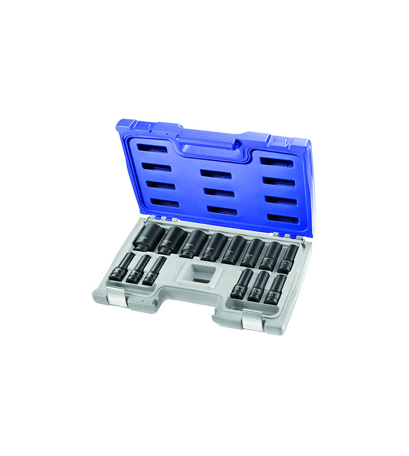 COFFRET DE DOUILLES LONGUES IMPACT1/2"  - EXPERT - E041602