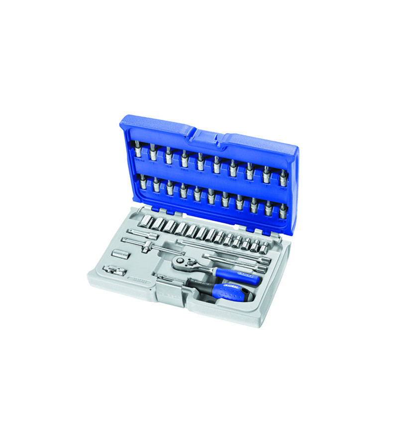 COMPOSITION DOUILLES 1/4" - 42 PCS- EXPERT - E030702
