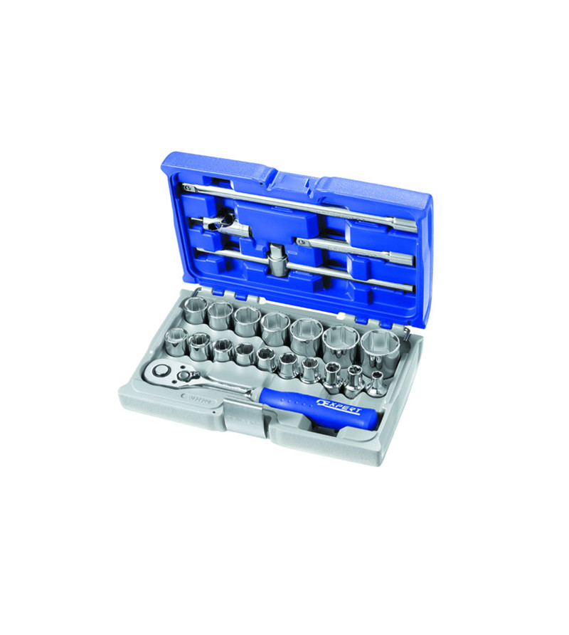 COMPOSITION DOUILLES 1/2" - 22 PCS- EXPERT - E032900